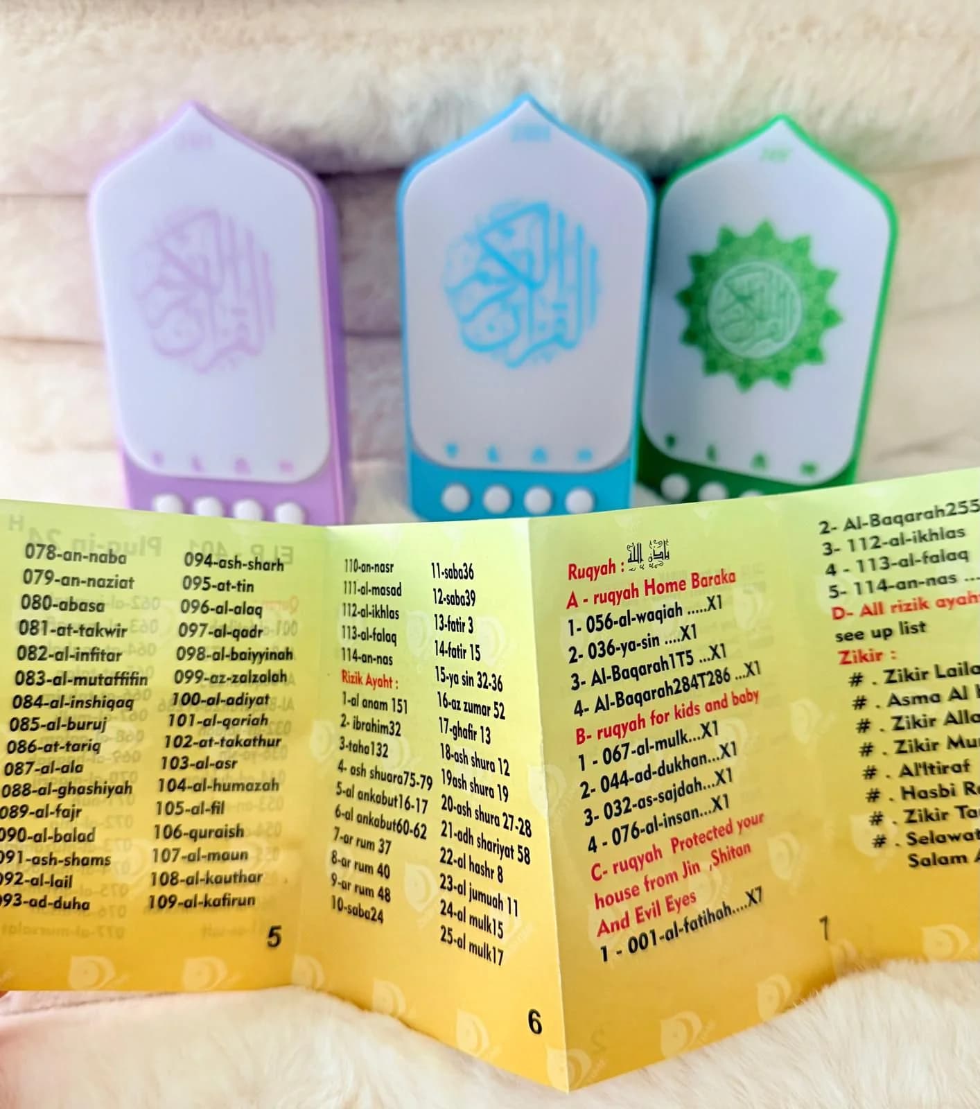 Dhikr en koran lampje (3)
